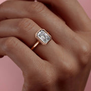  The Solitaire Charlotte Radiant Lab Diamond Ring 18k Rose Gold 005 Final