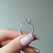  The Solitaire Claire Cushion Lab Diamond Ring 18k White Gold 003 Final