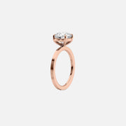  The Solitaire Eleanor Marquise Lab Diamond Ring 14k Rose Gold 002