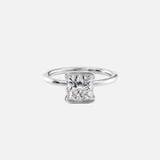  The Solitaire Eliza Princess Lab Diamond Ring 14k White Gold 001