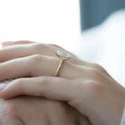 The Solitaire Harmony Pear Moissanite Ring - KNT - Engagement Rings, Wedding Bands & Fine Jewelry