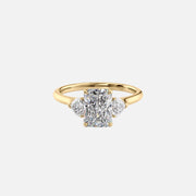 The Solitaire Hearts Liv Radiant Lab Diamond Ring 14k Yellow Gold 001