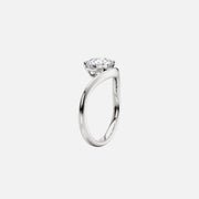 The Solitaire Karen Cushion Moissanite Ring - KNT - Engagement Rings, Wedding Bands & Fine Jewelry