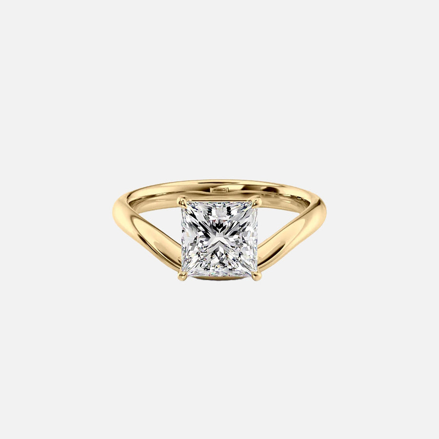 The Solitaire Karen Princess Moissanite Ring - KNT - Engagement Rings, Wedding Bands & Fine Jewelry