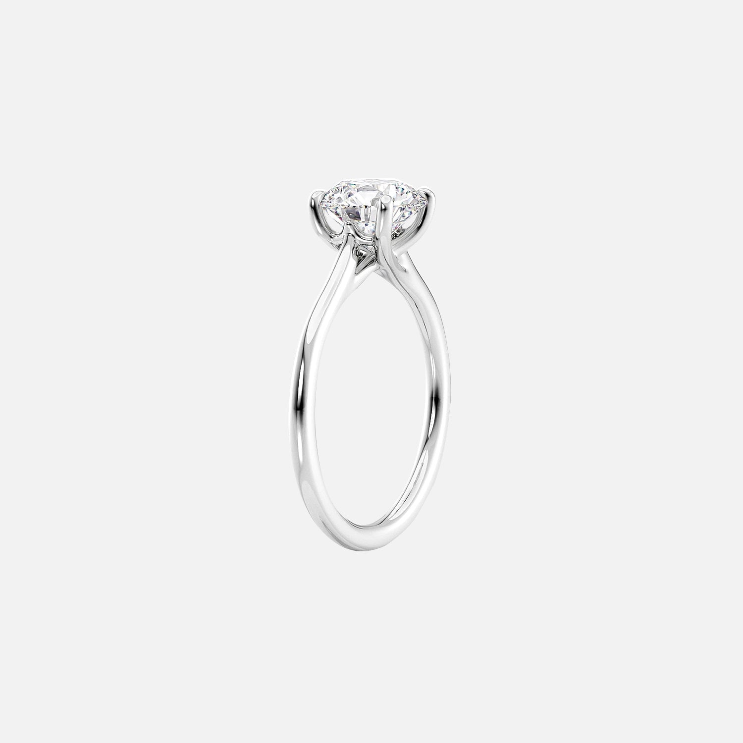  The Solitaire Lexie Marquise Moissanite Ring 14k White Gold 002