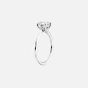 The Solitaire Lexie Marquise Moissanite Ring 14k White Gold 002