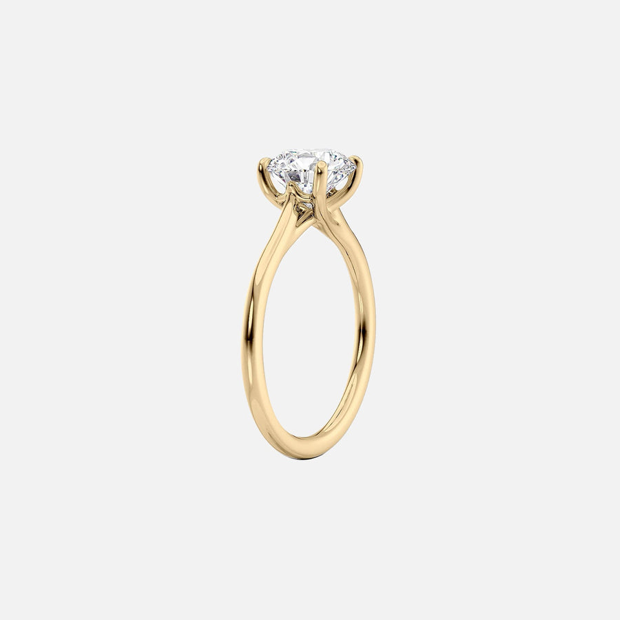  The Solitaire Lexie Marquise Moissanite Ring 18k Yellow Gold 002