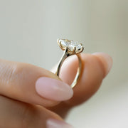  The Solitaire Lexie Marquise Moissanite Ring 18k Yellow Gold 005 Final