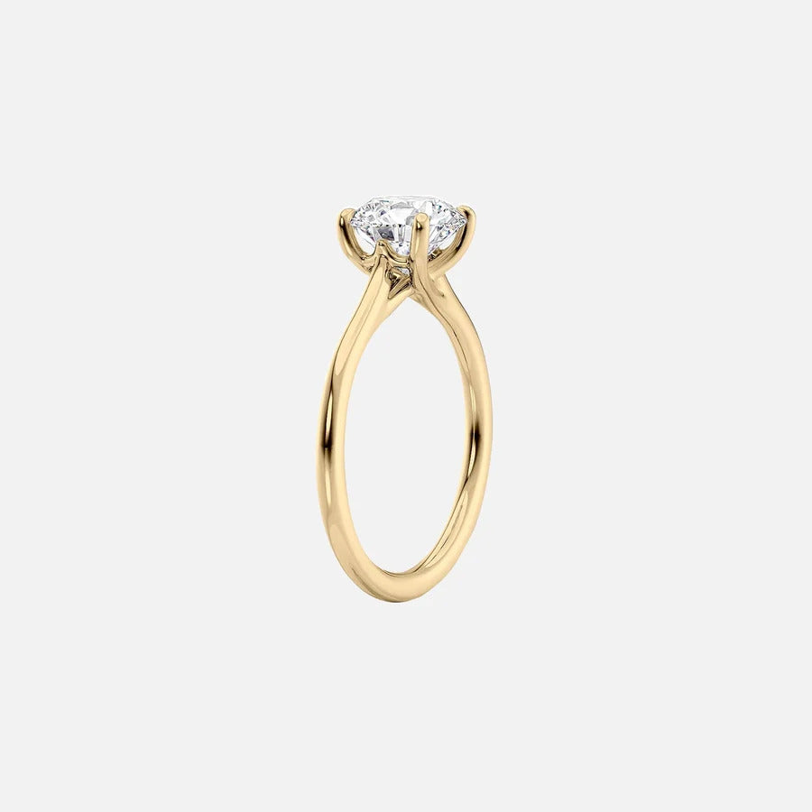 The Solitaire Becca Oval Moissanite Ring