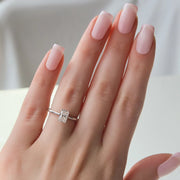  The Solitaire Lexie Radiant Lab Diamond Ring 18k White Gold 003