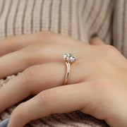  The Solitaire Lexie Round Lab Diamond Ring 18k Rose Gold 004 Final