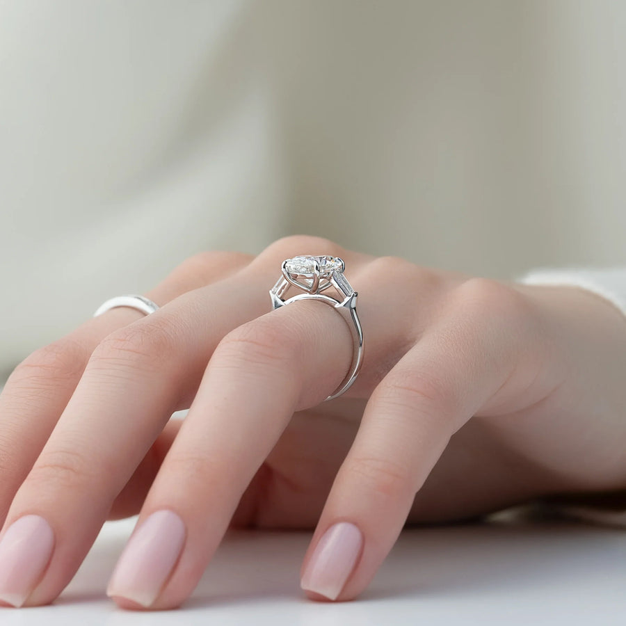  The Solitaire Liv Oval Moissanite Ring 14k White Gold 003 Final