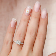  The Solitaire Liv Princess Lab Diamond Ring 14k White Gold 004 Final