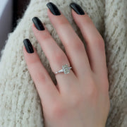  The Solitaire Liv Radiant Moissanite Ring 14k White Gold 003 Final