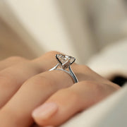  The Solitaire Madison Cushion Moissanite Ring 18k White Gold 004 Final