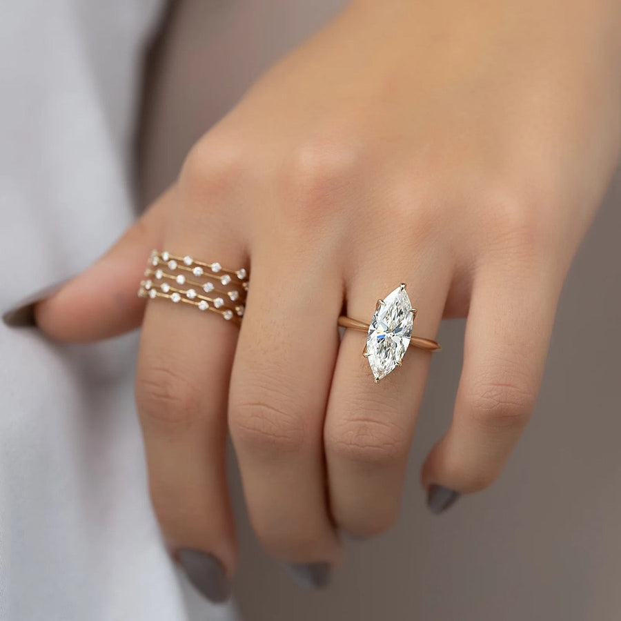  The Solitaire Madison Marquise Lab Diamond Ring 18k Yellow Gold 004 Final
