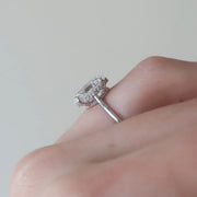  The Solitaire Maia Oval Moissanite Ring 18k White Gold 004 Final