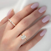  The Solitaire Maia Radiant Lab Diamond Ring 18k Yellow Gold 003