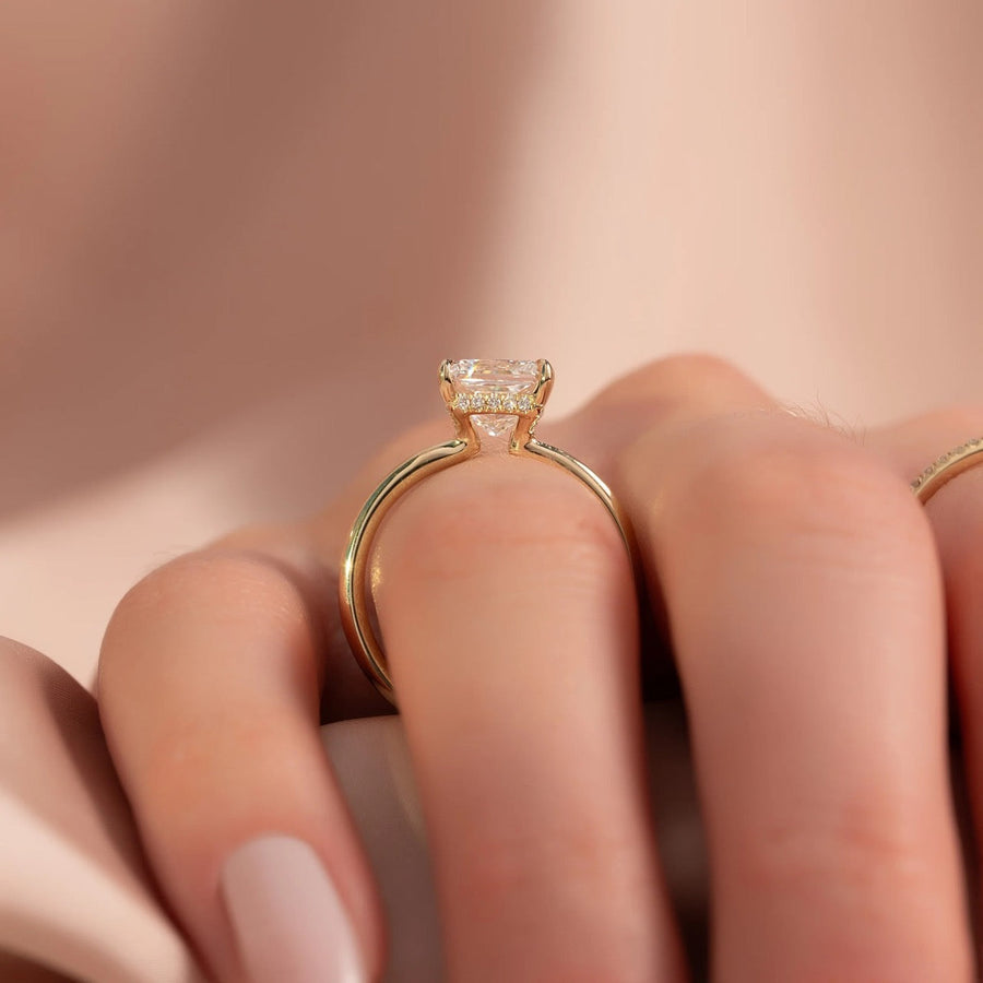  The Solitaire Margot Princess Moissanite Ring 14k Yellow Gold 004 Final