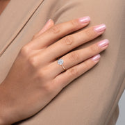  The Solitaire Margot Round Lab Diamond Ring 18k Rose Gold 003