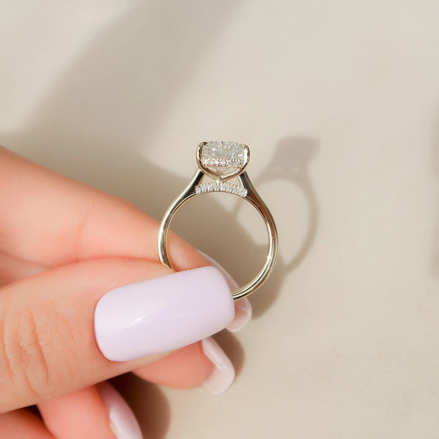  The Solitaire Natalie Pear Moissanite Ring 14k Rose Gold 005 Final