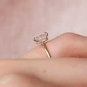  The Solitaire Nelly Emerald Moissanite Ring 18k Rose Gold 004 Final