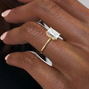  The Solitaire Petal Kamellie Emerald Moissanite Ring 14k Yellow Gold 005 Final