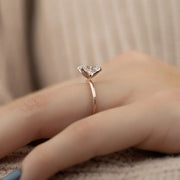  The Solitaire Petal Kamellie Oval Moissanite Ring 18k Rose Gold 004 Final