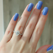  The Stacey Oval Lab Diamond Ring 14k White Gold 003