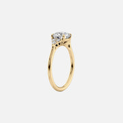 The Summer Marquise Side Stone Moissanite Ring - KNT - Engagement Rings, Wedding Bands & Fine Jewelry