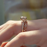 The Sunny Cushion Pave Moissanite Ring - KNT - Engagement Rings, Wedding Bands & Fine Jewelry