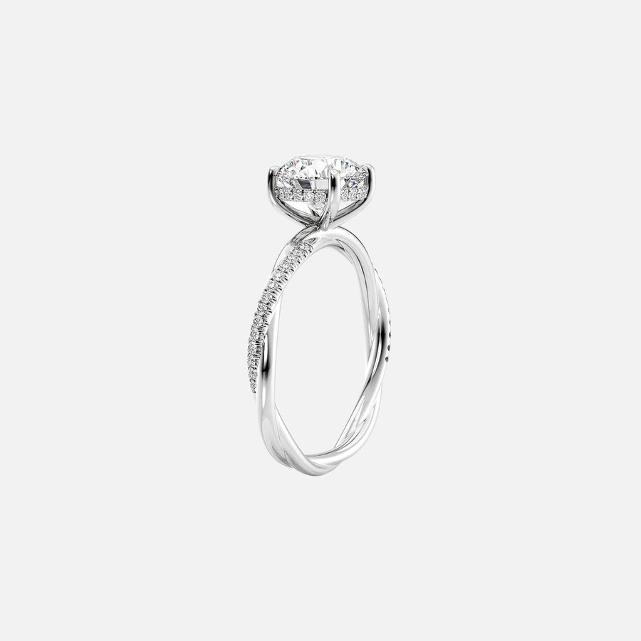 The Sunny Cushion Pave Moissanite Ring - KNT - Engagement Rings, Wedding Bands & Fine Jewelry