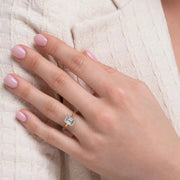 The Sydney Emerald Solitaire Moissanite Ring - KNT - Engagement Rings, Wedding Bands & Fine Jewelry