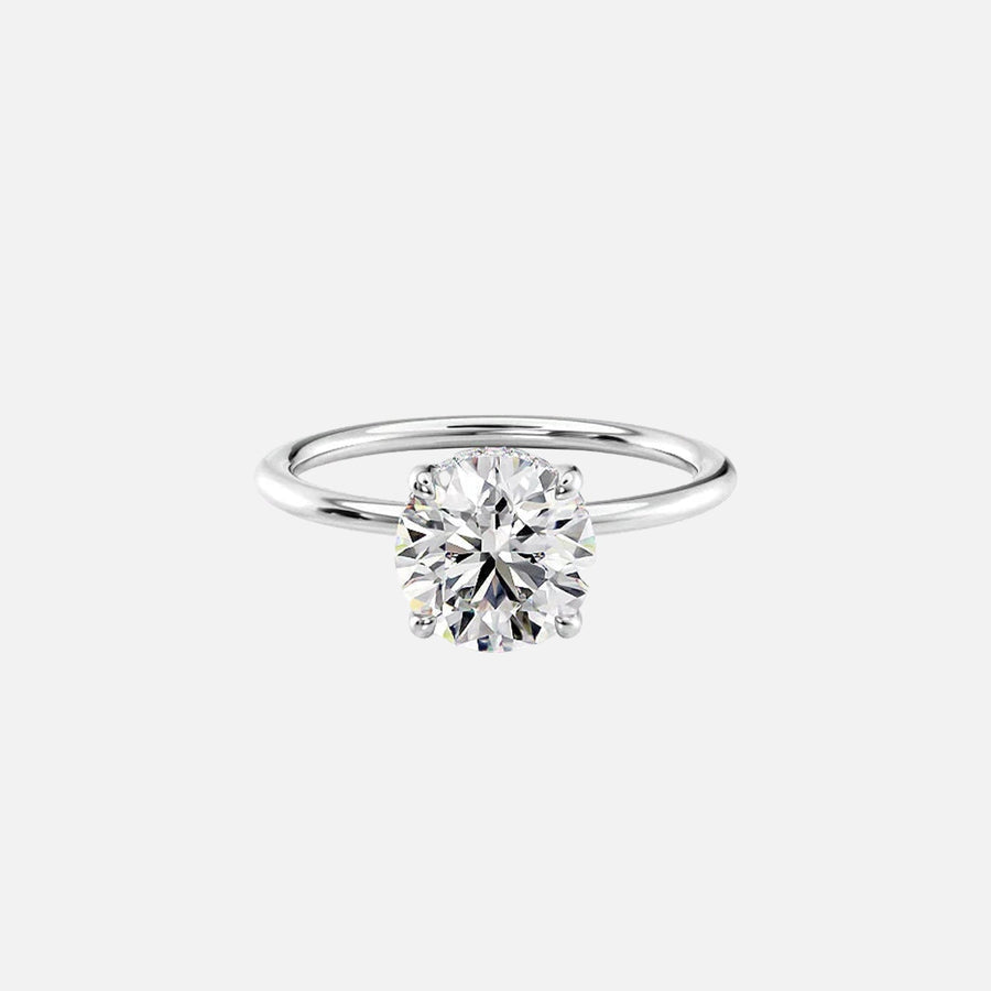 The Sydney Round Solitaire Moissanite Ring - KNT - Engagement Rings, Wedding Bands & Fine Jewelry