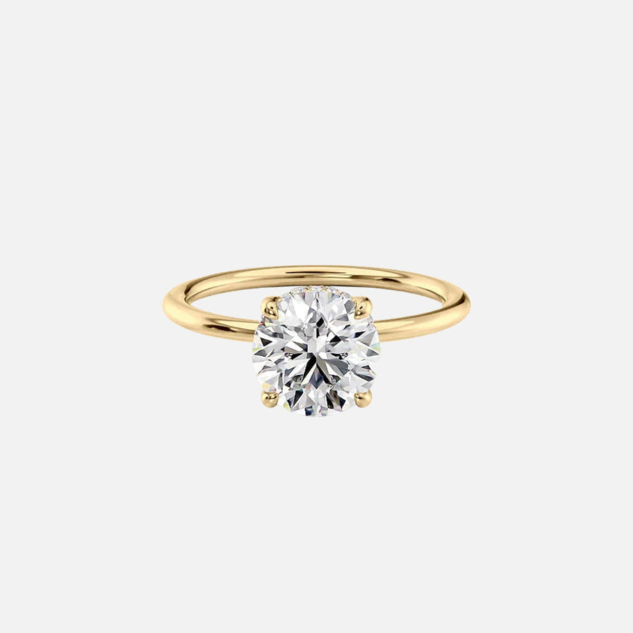 The Sydney Round Solitaire Moissanite Ring - KNT - Engagement Rings, Wedding Bands & Fine Jewelry