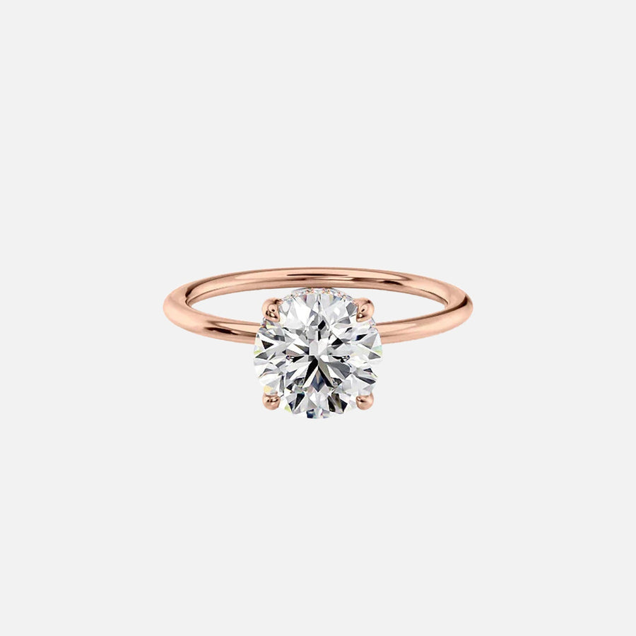 The Sydney Round Solitaire Moissanite Ring - KNT - Engagement Rings, Wedding Bands & Fine Jewelry