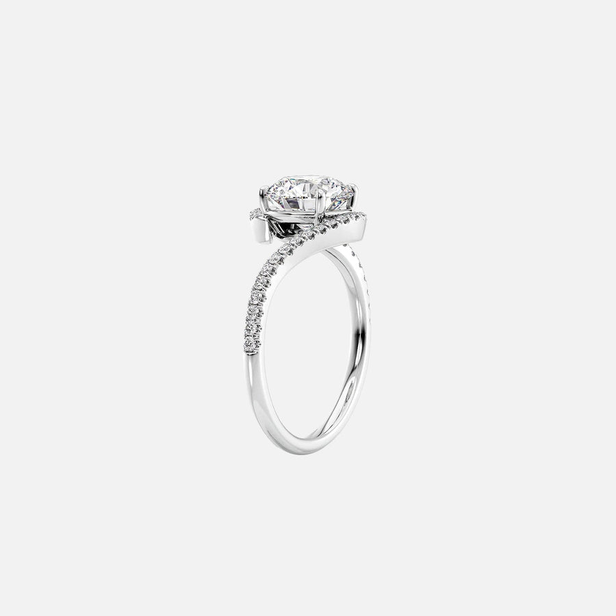 The Sylvia Cushion Pave Moissanite Ring - KNT - Engagement Rings, Wedding Bands & Fine Jewelry