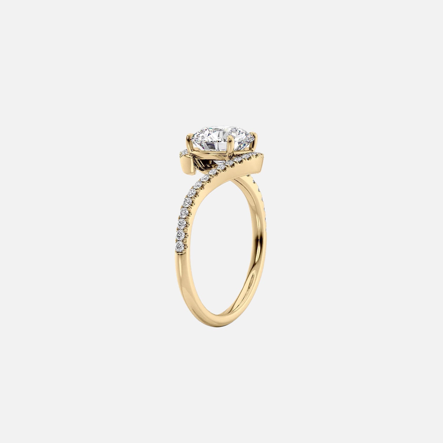 The Sylvia Cushion Pave Moissanite Ring - KNT - Engagement Rings, Wedding Bands & Fine Jewelry