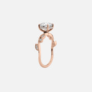 The Tiana Round Vintage Moissanite Ring - KNT - Engagement Rings, Wedding Bands & Fine Jewelry