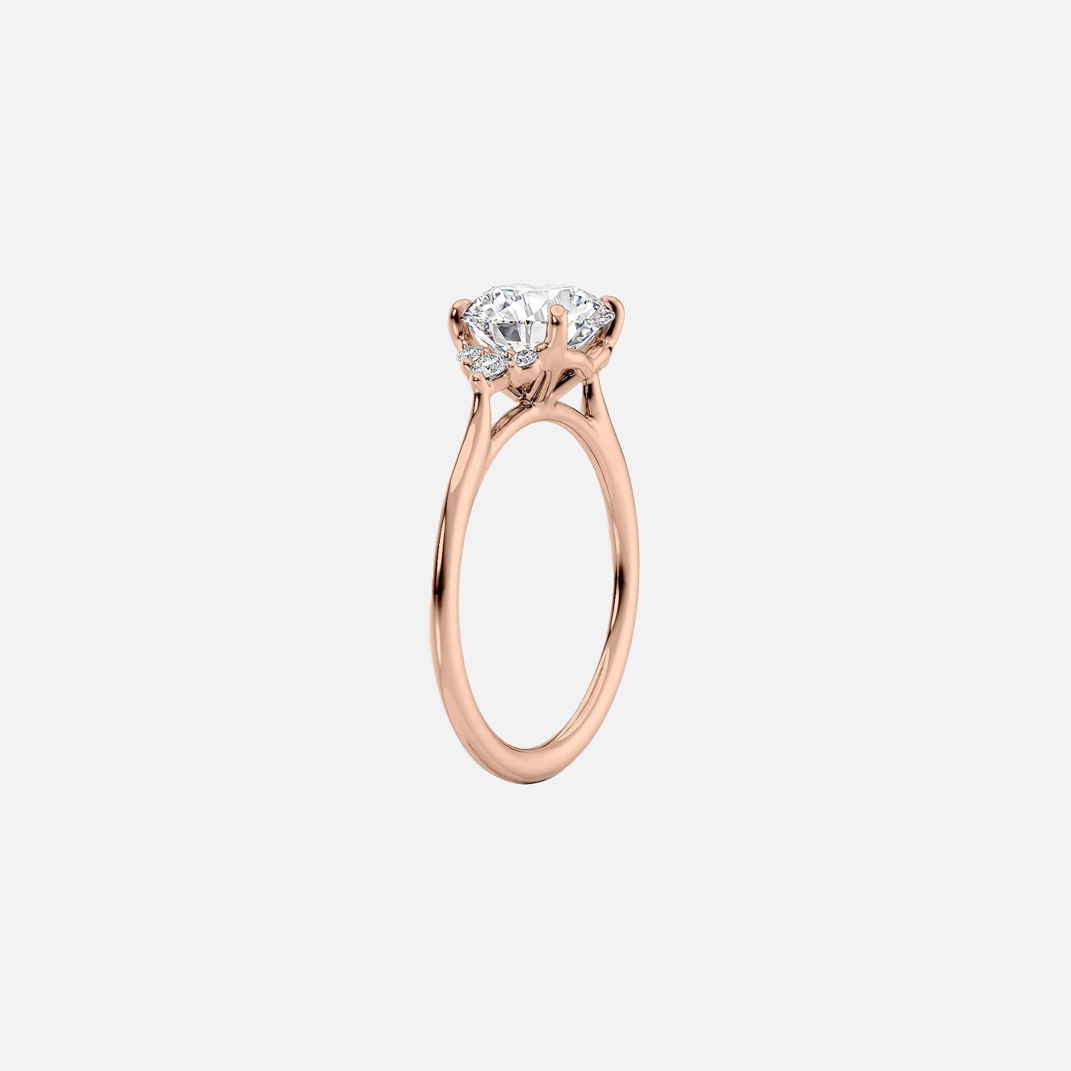 The Violet Marquise Side Stone Moissanite Ring - KNT - Engagement Rings, Wedding Bands & Fine Jewelry