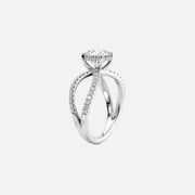 The Zara Round Pave Moissanite Ring - KNT - Engagement Rings, Wedding Bands & Fine Jewelry