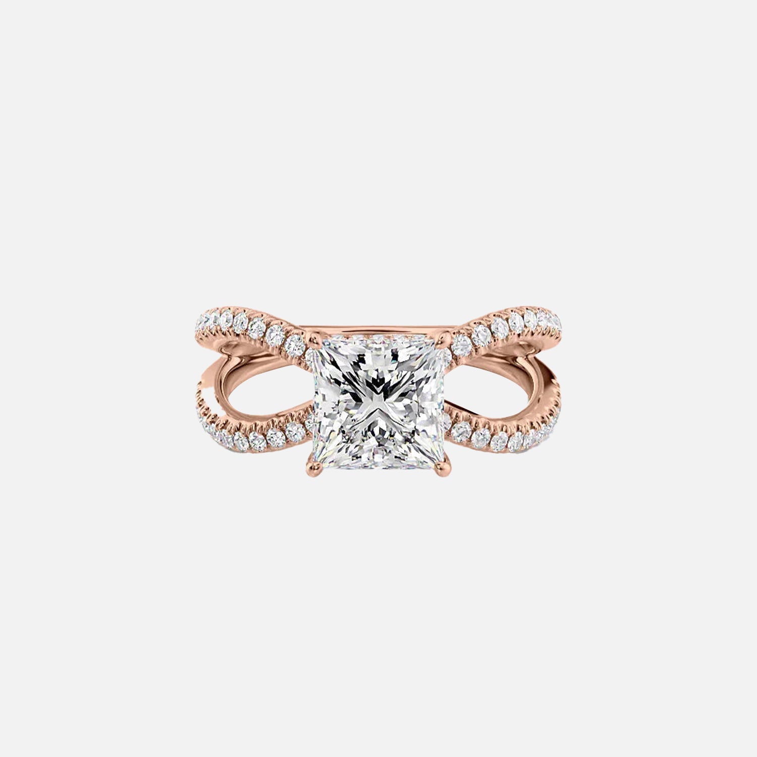 The Zoey Princess Moissanite Ring_14k Rose Gold_001.jpg