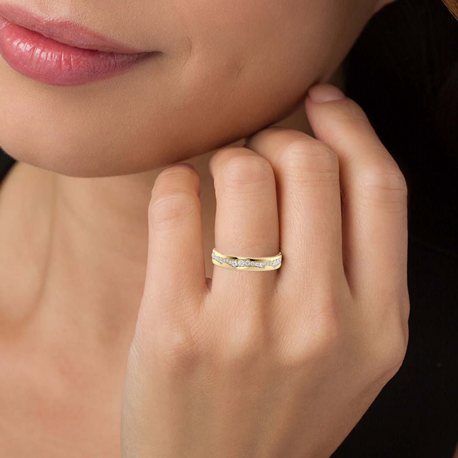 The Pave Twig Symphony Nature Moissanite Ring - KNT - Engagement Rings, Wedding Bands & Fine Jewelry