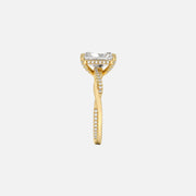 The Hidden Halo Twilight Radiant Pave Moissanite Ring - KNT - Engagement Rings, Wedding Bands & Fine Jewelry