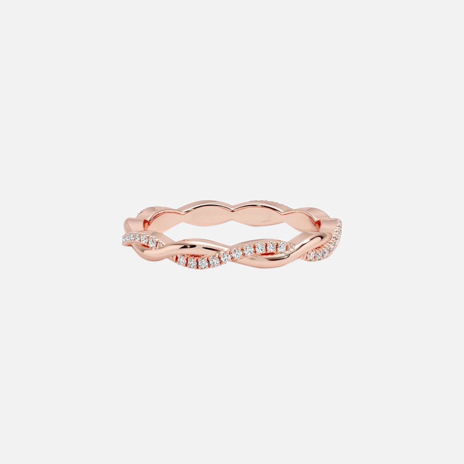  Vine Moissanite 18k Rose Gold 1