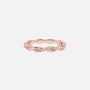  Vine Moissanite 18k Rose Gold 1
