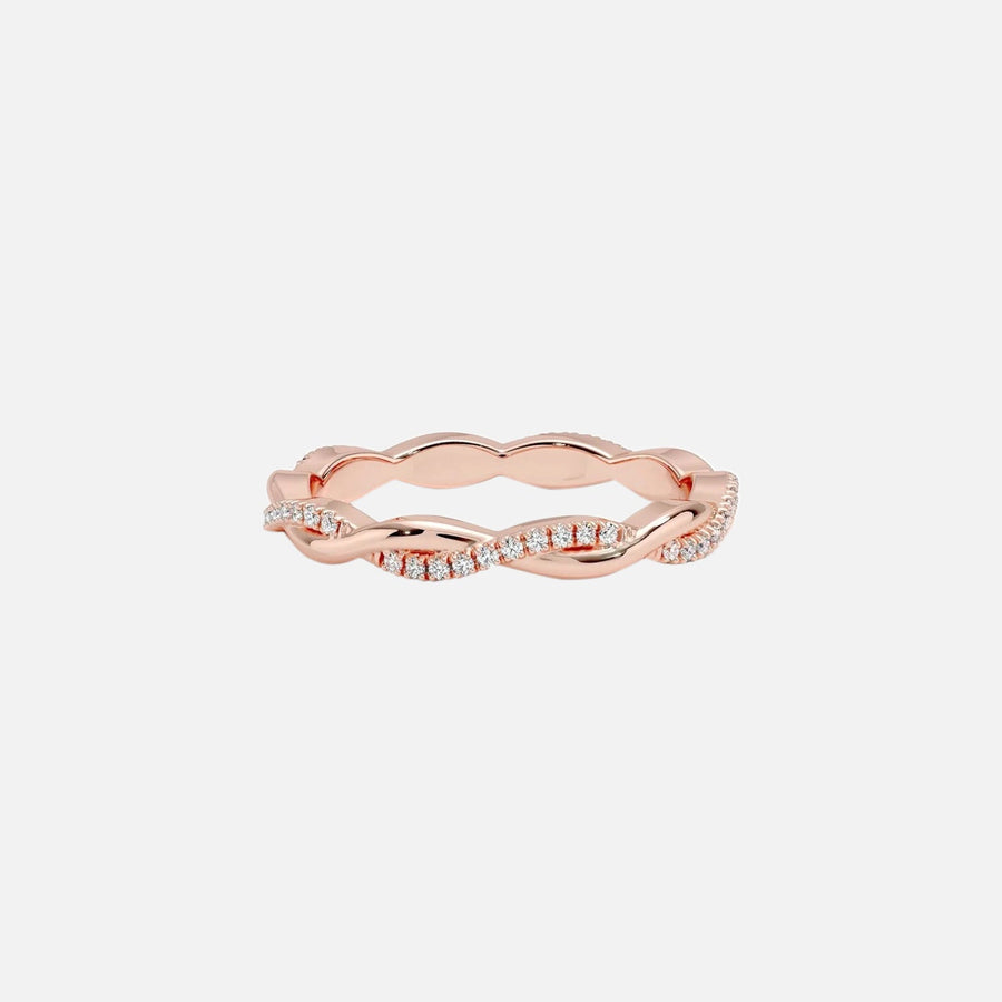  Vine Moissanite 18k Rose Gold 1