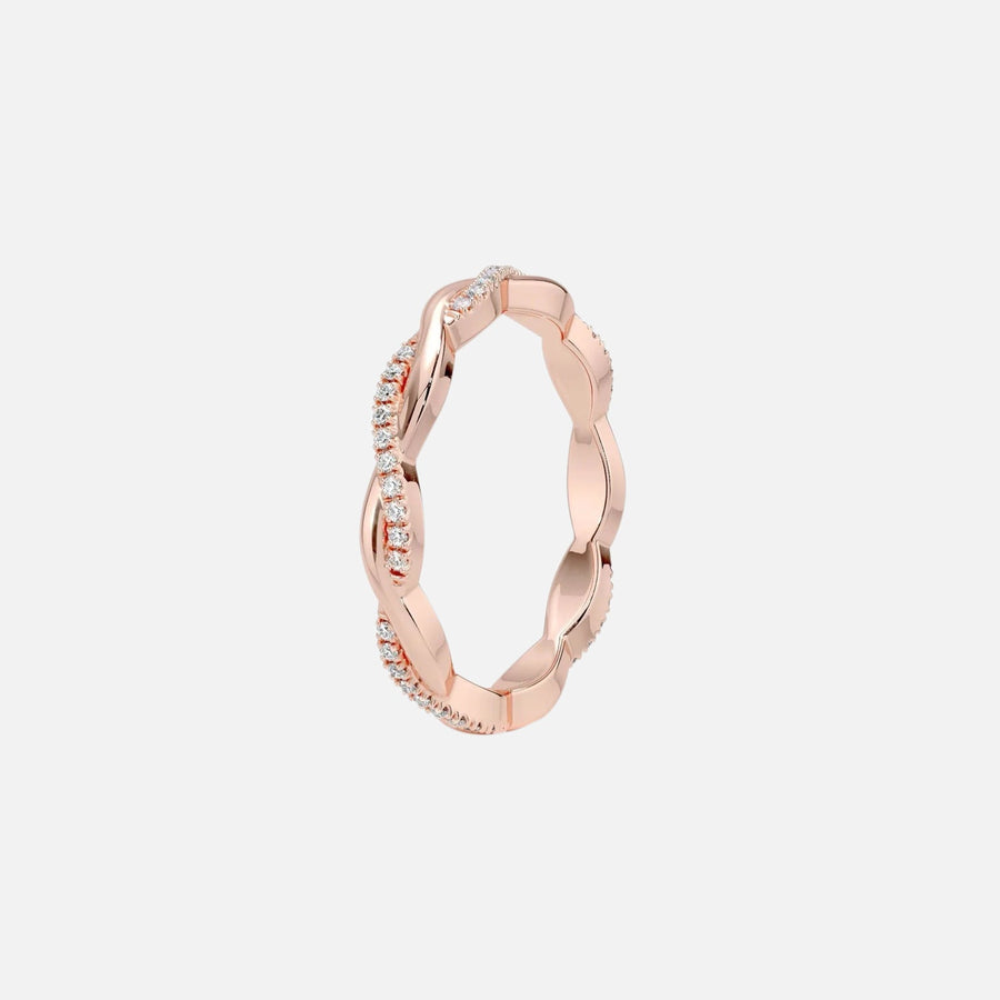  Vine Moissanite 18k Rose Gold 2