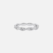  Vine Moissanite 18k White Gold 1