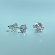10k White-Gold Earrings